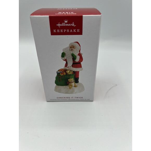 Hallmark Keepsake - Checking it Twice - Magic - 2023 NIB - Picture 1 of 6
